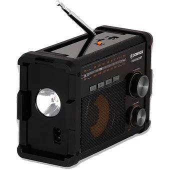 Radio Sonivox VS-R1821 Linterna Análogo 3 Bandas Am Fm SW BT TF